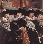Officers of the Civic Guard of St Adrian (detail) a POT, Hendrick Gerritsz